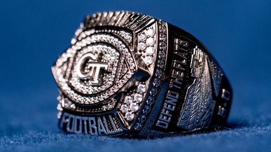 Georgia Tech made rings for a 7-6 season. Photo by Georgia Tech athletics